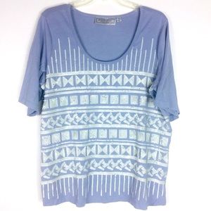 Vintage glam Tee Sz 1X